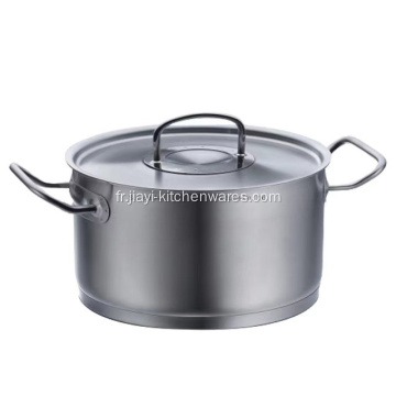 Batterie de cuisine wok en acier inoxydable 18/10